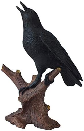 Amazon Co Jp レイヴン スタチュー 像 カラスの置物 Raven On Deadwood Statue Home Kitchen