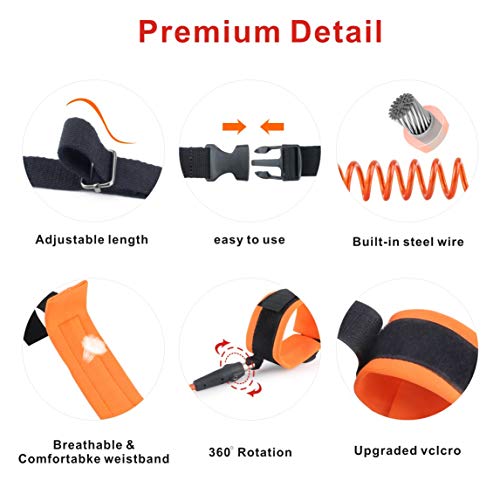 image for Idefair Kids Leash and Wrist Link Set, Toddler Anti Lost Safety Harnes