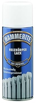 AKZO NOBEL (DIY HAMMERITE) Heizkörper-Lack Glänzend Weiß 0,400 L, 5087672 Farbe: Weiß glänzend