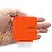 Electronic Alarm Clock, Travel Clock, KRASR Portable Digital Clock with Calendar & Temperature - Battery Included (Orange)