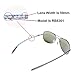 Walleva Titanium Mirror Coated Polarized Replacement Lenses For Ray-Ban RB8301 59mm(Lens Width) Sunglasses