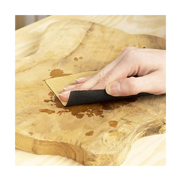 Navaris 84x Hand Schleifpapier Set nass und trocken - 120-3000 KÃ¶rnung - 93x230mm - wasserfest - Nassschleifpapier Schleifpapier Holz Metall Keramik Stein - Sand Paper – Bild 3
