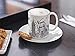 Sweet Gisele | New York City Inspired Mug | Ceramic NYC Coffee Cup | Downtown Manhattan Skyline | Empire State Building & Times Square | Brooklyn Bridge Background | Great Novelty Gift | 11 Fl. Oz