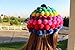 Tin Roof Crafts Deluxe Pom Poms in Hot Kaleidoscope Colors for Crafts and DIY Hobby Supplies, Large Bag, 324 Pompoms, 4 Different Sizes Bonus Googly Eye Package