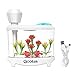 Qooltek 460ml Ultrasonic Cool Mist Humidifier Whisper-Quiet Personal USB Humidifier with Night Lights and 8 Hours Auto Shut-off Function for Home Babyroom Office Desk