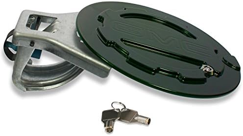 American Brother Designs ABD-1306SOG7J Rain Forest Green Silverado (Silverado Logo) Locking Fuel Door