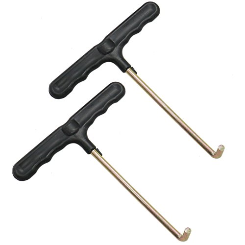 Buorsa 2 Pcs Spring Pull Tool Trampoline Spring Pull Tool T hook Tool - Thumbnail 5