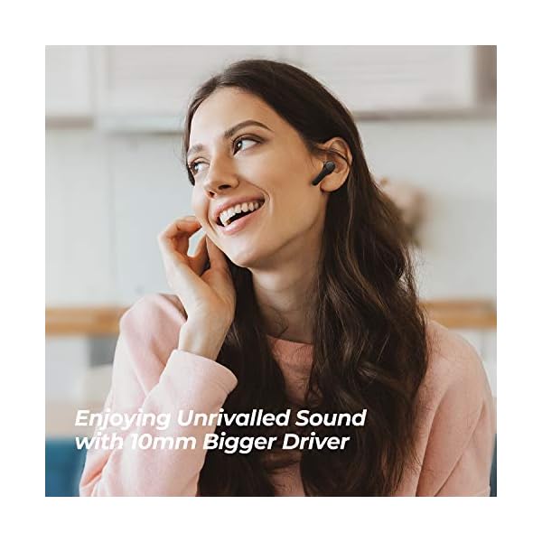 SOUNDPEATS-Q-True-Wireless-Earphones-Bluetooth-50-Wireless-Earbuds-in-Ear-Wireless-Charging-Headphones-with-4-Mic-10mm-Driver-Touch-Control-7Hrs-Playtime-USB-C-Black SoundPEATS Q True Wireless Earbuds Bluetooth 5.0 Headphones with Wireless Charging Case in-Ear Stereo Earphones with 4…