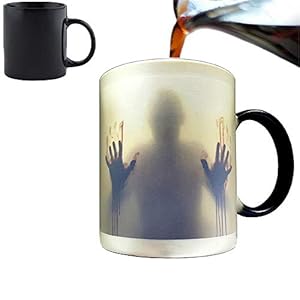 Orama Custom, The Walking Dead Kaffee Tee Milch Hot Cold wärmeempfindliche Farbwechsel Schwarz und Weiß Keramik Tasse…