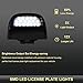 GemPro 2Pcs LED License Plate Light Lamp Assembly for Chevy Silverado 1500 2500 3500 Suburban Tahoe GMC Sierra 1500 2500 3500 Cadillac Escalade Yukon XL, Powered by 18SMD Xenon White LED Lights