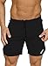 Ouber Men's Bodybuilding Lifting Gym Workout Sweat Shorts (Black,S)