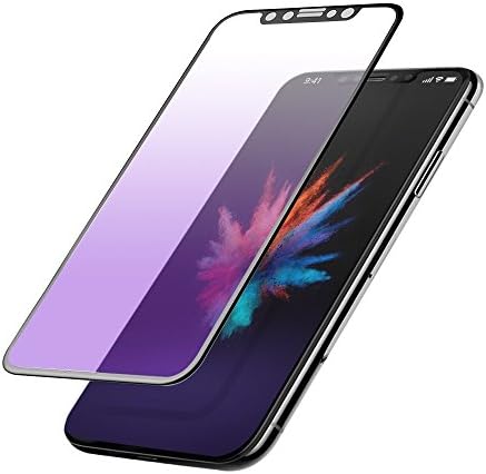 iPhone X Tempered Glass Screen Protector-SZQM (2 PACK)9H hardness 3D Touch Compatible Best Glass for iphone x/iphone 10(BLACK EDGE)