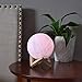 3D Moon Lamp Night Light 5.98” with Stand | Tap Sensor with 3 Color Lunar RGB Lighting Modes | Bedside Night, Rechargeable Globe 3D USB Lamp ● Cool Gift Idea ● with Hanging Strings for Ceiling