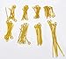 800 PC Mixed Sizes Gold Plated Eye Pins Findings Head Pins, 2.1mm Hole, 0.7mm Thick, DIY Jewelry Making