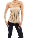 PattyBoutik Women's Pleated Tube Top