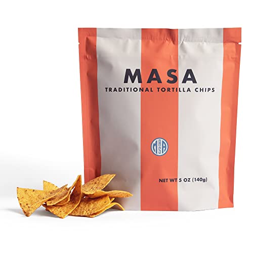 MASA Seed Oil Free Tortilla Chips (Pack of 2, 5 oz) Gluten Free
