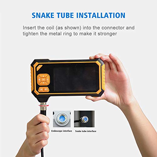 LittleMokey HD 1080P 4,3 Zoll-LCD-Bildschirm Endoskop-Kamera mit 6 LEDs IP67 Wasserdichte Digitale Industrie-Endoskop… – Bild 5