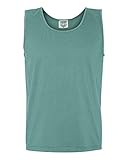 Comfort Colors Ringspun Garment-Dyed Tank (C9360)- SEAFOAM, L