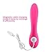 ROWAWA Banana 12 Vibration Model G Spot Vibrator Vibrating Rabbit Massager Powerful Waterproof Rechargable Body Massager Sex Toy for Women or Couples