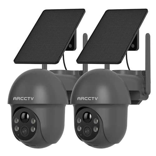 ARCCTV Security Cameras Wireless Outdoor Solar 4MP