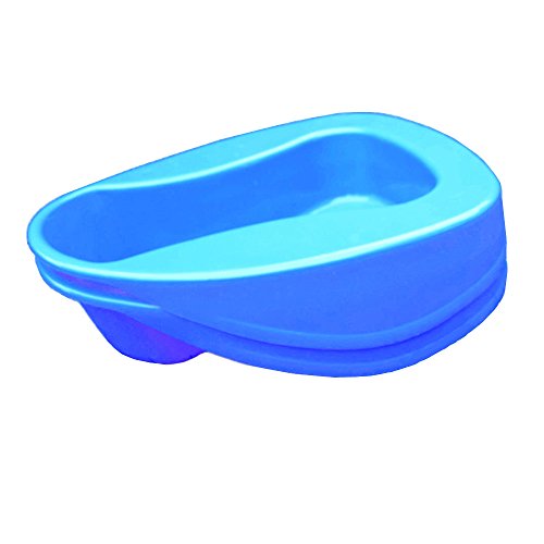 YUMSUM Large Stack-able Smooth Contoured Bedpans (1 PACK)