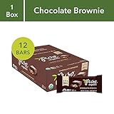 Pure Bar Organic Chocolate Brownie, Fruit & Nut Bar, 1.7-Ounce Bars (Pack of 12)