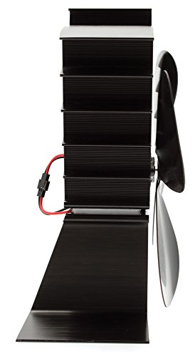 Valiant FIR361 Premium 4 Heat Powered Stove Fan, Satin Black - Thumbnail 4