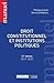 Droit constitutionnel et institutions politiques (2019) (Manuels) (French Edition) by