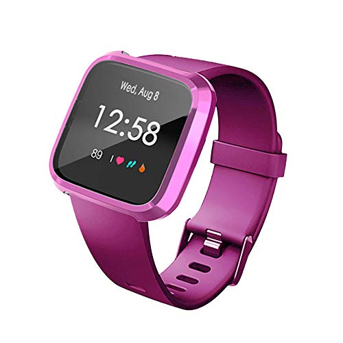 image for Cywulin TPU Screen Protector Case for Fitbit Versa Lite, Full Around P