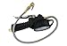 ABN Digital Tire Inflator Gauge with Stainless Steel Braided Hose, Straight Lock-On Air Chuck Backlit Screen