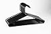 ASI PLASTIC Lightweight Plastic Adult Hangers. Black- 16 ct.