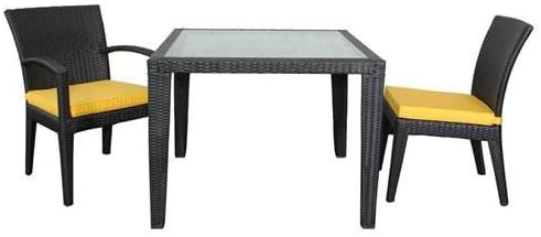 Amazon Com Anderson Teak Sr039sc Portofino Dining Table Set Sr039sc Outdoor And Patio Furniture Sets Garden Outdoor