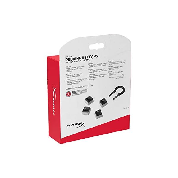 HyperX-Pudding-Keycaps-Full-Key-Set-ABS-OEM-Profile-Black HyperX Pudding Keycaps – Full Key Set – ABS – UK Layout – OEM Profile – Black