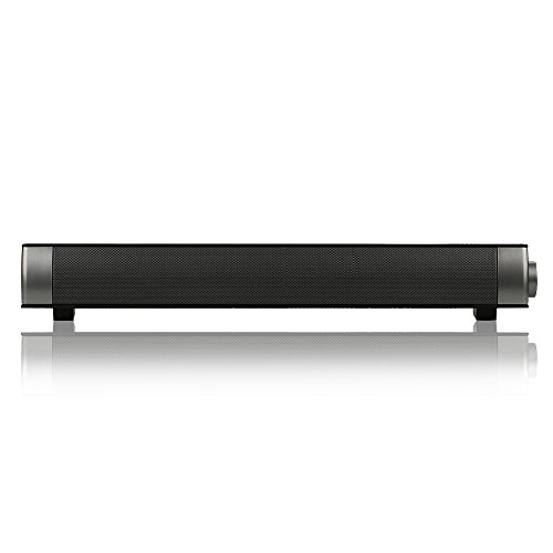 ASIYUN-Soundbar-10W-Wired-and-Wireless-Speaker-Audio-Stereo-Long-standby-for-Smartphones-Tablets-Projector-and-Wireless-DevicesBlack