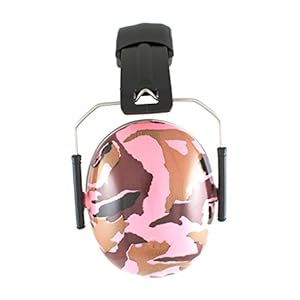Baby Banz earBanZ Kids Hearing Protection, Camo Pink