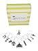 Palm City Products 10 Piece World Travel Themed Wine Charm Set - Traveler Stemmed Wine Glass Charms