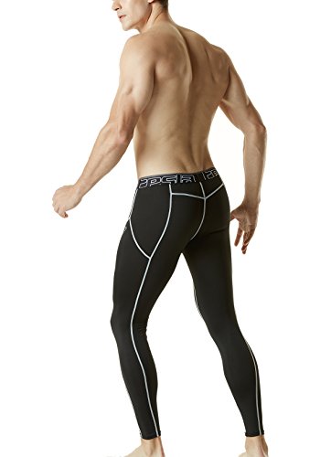 Tesla TM-YUP33-KLG_Large Men's Thermal Wintergear Compression Baselayer Pants Leggings Tights YUP33 - Thumbnail 6