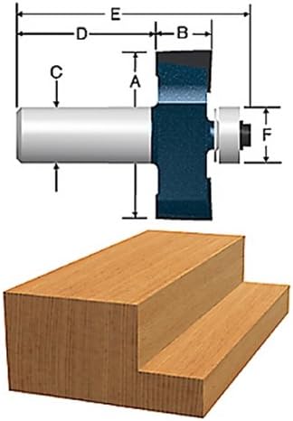 Bosch 85615mc 1 2 In Rabbeting Router Bit Straight Router Bits