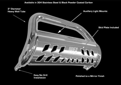 Aries 3" Stainless Steel Bull Bar for 05-13 Nissan Frontier/Xterra/Pathfinder