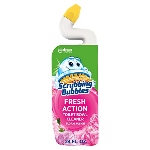 Scrubbing Bubbles Toilet Cleaner Gel, Toilet Bowl Cleaner Removes ...