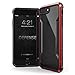 Raptic Shield, Compatible with Apple iPhone 8 Plus & iPhone 7 Plus (Formerly Defense Shield) - Military Grade Drop Tested, Anodized Aluminum, TPU, and Polycarbonate Protective Case, (Red)