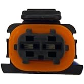WMAutoPart Vapor Canister Purge Valve Connector Wiring Harnesses BU2Z14S411BCA