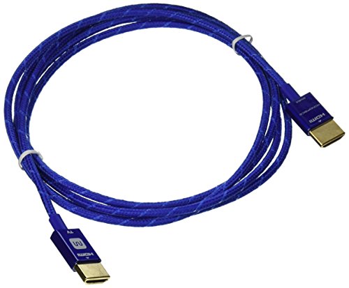 Monoprice 6ft 18Gbps Ultra Slim Series High Performance HDMI Cable w/ RedMere Technology - Blue