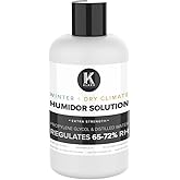 Klaro Humidor Solution Single Bottle - Special Formula 50% Distilled Water / 50% Propylene Glycol 250 ml - by CASE ELEGANCE (
