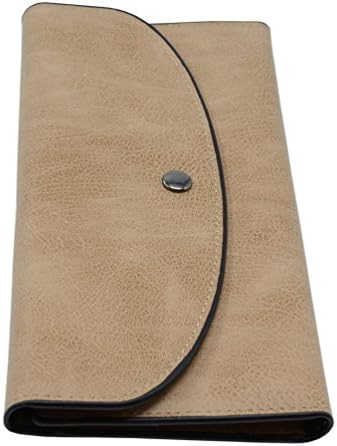 Thin Wallet by ChinbelBay|Women's Ultra-light Card Holder Wallet Purse (Light Brown)