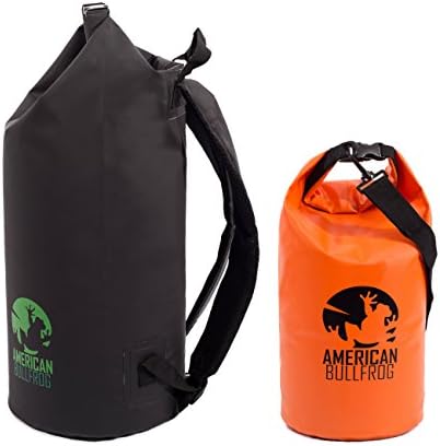 American Bullfrog Waterproof Dry Bag for Boating Kayaking Fishing Rafting Swimming Floating and Camping