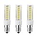 RAYHOO 3pcs E14 Base LED Light Bulbs 7W LED Light Equivalent to 60W Incandescent Bulb, E14 European Base Bulb, 75-2835-SMD LED Chipsets, Not Dimmable, 110-130V, White 6000K, 500LM