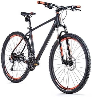 '29 Inch Leader Fox Arezo Aluminium MTB Bike Shimano 27 Speed Disc Brakes Black RH 46 cm
