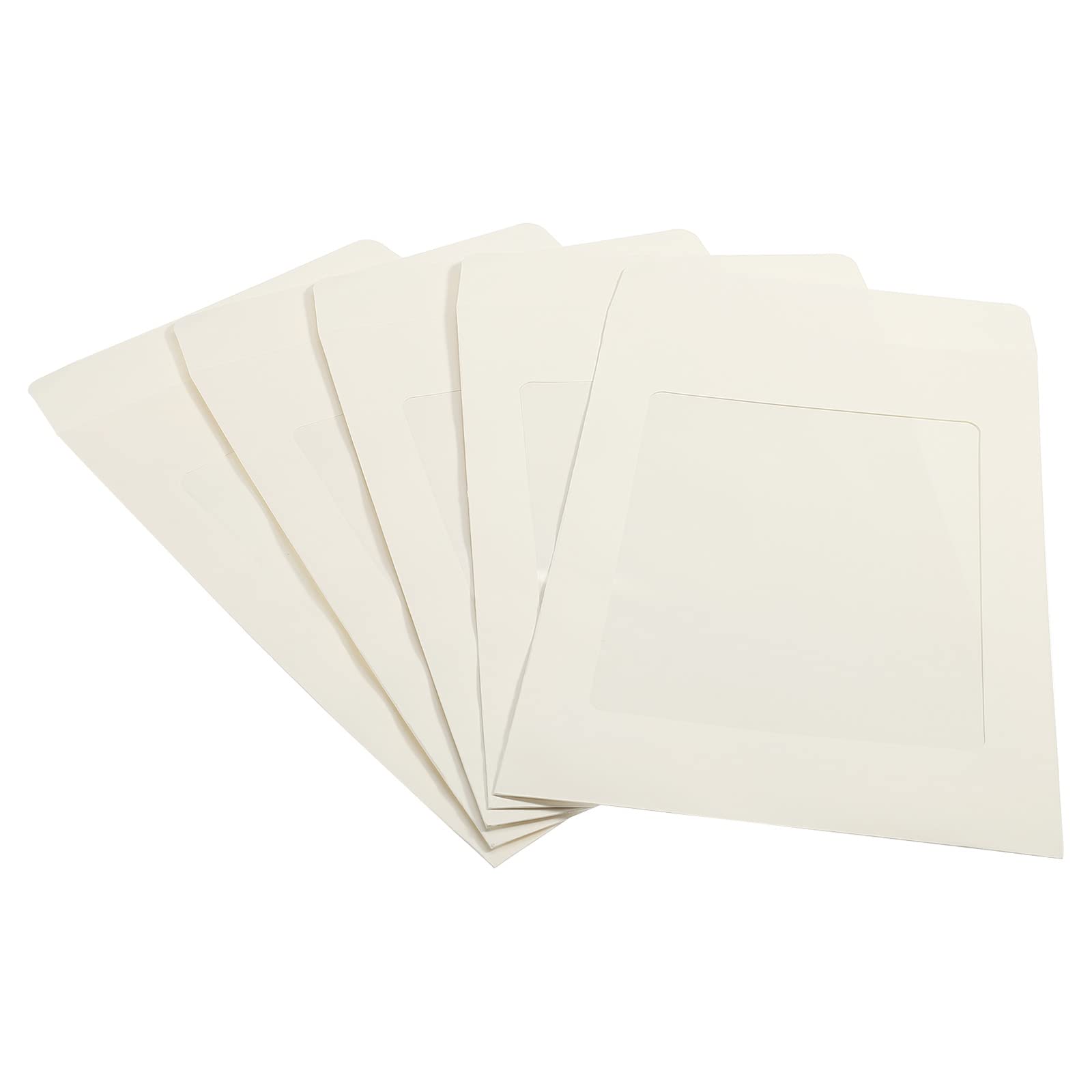 PATIKIL Full Face Window Envelopes 10 Pack A4 Clear Single Sided for Mailing Statement Photos Catalogs, White
