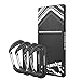 Aluminium 12KN Wiregate Carabiners Rated 2645 LBS Each Heavy Duty Lightweight Carabiner Clips for Hammock Rocking Camping